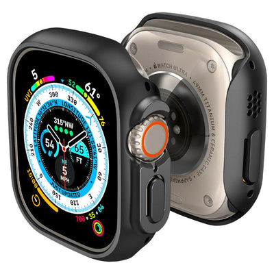 Husa Spigen Thin Fit pentru Apple Watch Ultra (49mm) - Negru