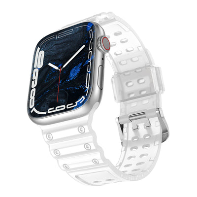 Curea Triple Protection pentru Apple Watch 38 / 40 / 41 Mm Band Bracelet - Transparent