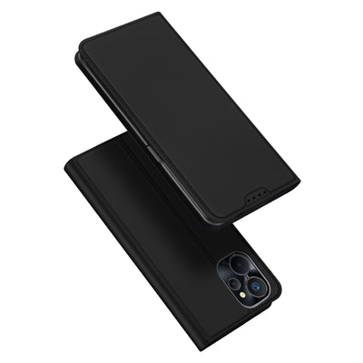 Husa Dux Ducis Skin Pro pentru Realme 10 5G / Realme 9i 5G Cover Flip Card Wallet Stand Negru