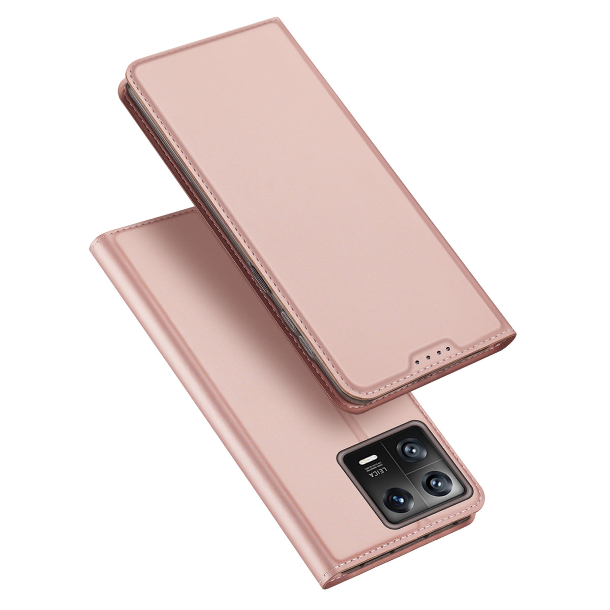 Husa Dux Ducis Skin Pro Xiaomi 13 Flip Card Wallet Stand Roz