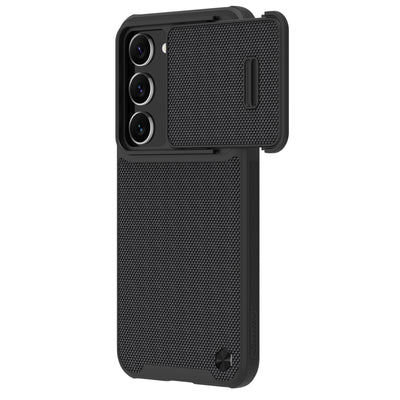 Husa Nillkin Textured S pentru Samsung Galaxy S23+ Armored Cover cu Camera Cover Negru