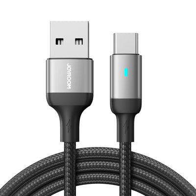 Cablu Joyroom Extraordinary Series A10 Usb-a / Usb-c 3A 1.2 M - Negru