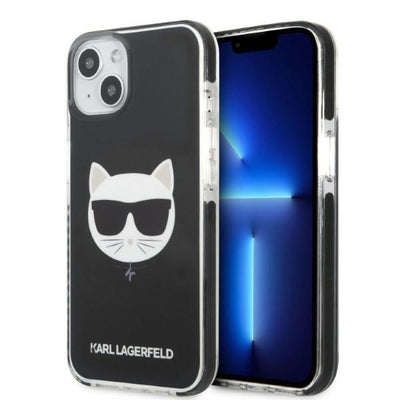 Husa Karl Lagerfeld iPhone 13 Mini 5.4" Hardcase Negru/Negru Choupette Head