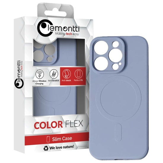Lemontti Husa Silicon iPhone 15 Pro Max MagSafe Gri