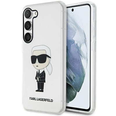 Husa Karl Lagerfeld S23+ S916 Transparent Hardcase Ikonik Karl Lagerfeld