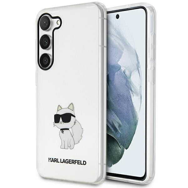 Husa Karl Lagerfeld S23 S911 Transparent Hardcase Ikonik Choupette