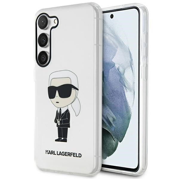 Husa Karl Lagerfeld S23 S911 Transparent Hardcase Ikonik Karl Lagerfeld