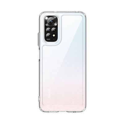 Husa Outer Space pentru Xiaomi Poco X5 5G / Redmi Note 12 5G Cover cu Flexible Frame Transparent