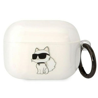 Husa Karl Lagerfeld Klaphnchtct AirPods Pro Cover Transparent Ikonik Choupette