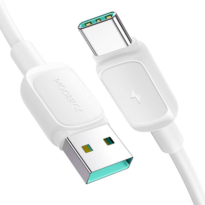 Cablu Joyroom Multi-color Series A14 Usb-a / Usb-c 3A 1.2m - Alb