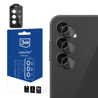 Folie 3mk lentila Protection Pro Camera Husa pentru Samsung Galaxy A14 / A34 5G - Negru