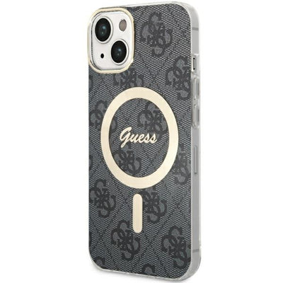 Husa Guess 4G Magsafe pentru iPhone 14 - Negru