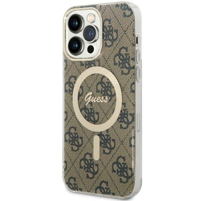 Husa Guess Guhmp14xh4stw iPhone 14 Pro Max 6.7" Maro/Maro Hardcase 4G Magsafe