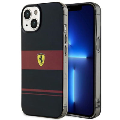 Husa Ferrari iPhone 14 6.1" Negru/Negru Hardcase IMD Combi Magsafe