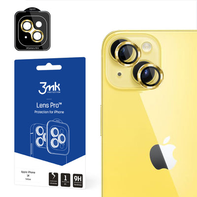 Folie Apple iPhone 14 - 3mk lentila Protection Pro Galben