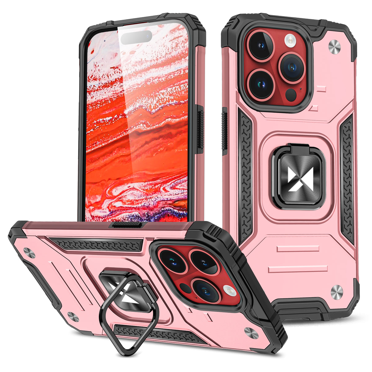 Husa Wozinsky Ring Armor iPhone 15 Pro iPhone 15 Pro Ring Armor - Auriu