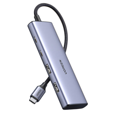 Cablu HUB Usb-c - 2 X Usb-a / 2 X Usb-c 20 Cm Ugreen Cm473 - Gri