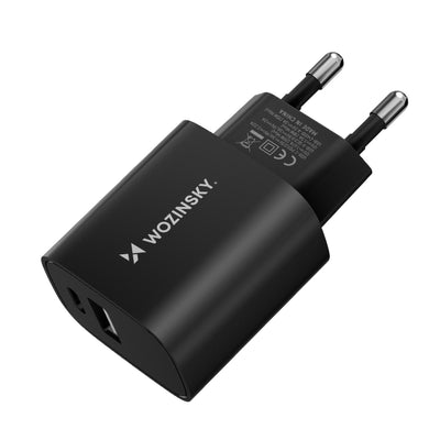 Incarcator priza Wozinsky Wgwcb Usb-a Usb-c 20W - Negru