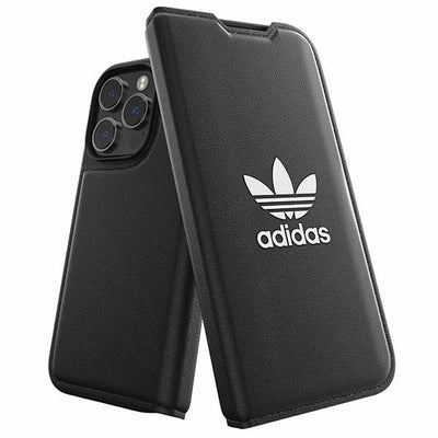 Husa Adidas OR Booklet Basic iPhone 14 Pro 6.1" Negru/Negru Alb 50182