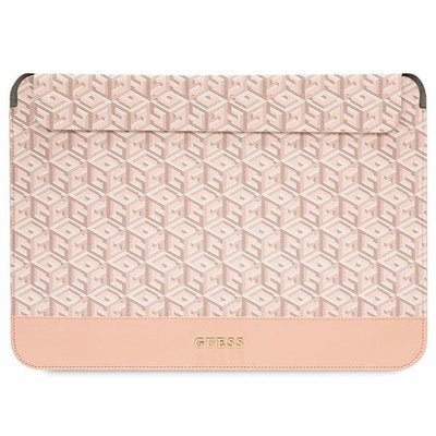 Husa Guess Gcube Stripes pentru A 14" Laptop - Roz