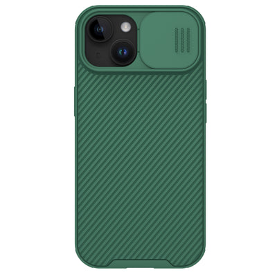 Husa Nillkin Camshield Pro Magnetic pentru iPhone 15 Plus cu Camera Protector - Verde