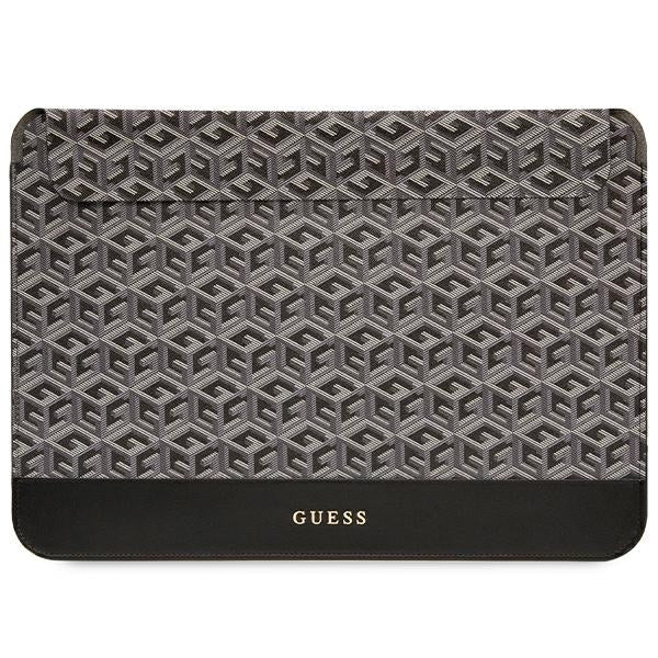 Husa Guess Gcube Stripes pentru A 16" Laptop - Negru