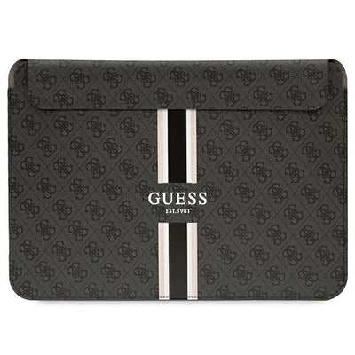Husa laptop Guess 4G Printed Stripes Cover pentru A 16" Laptop - Negru