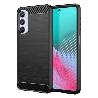 Husa Flexible Carbon Pattern pentru Samsung Galaxy M54 Carbon - Negru