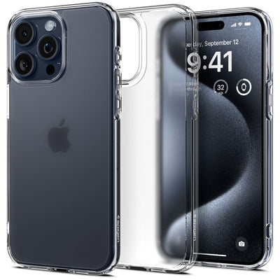 Husa Spigen Ultra Hybrid iPhone 15 Pro - Transparent Matte