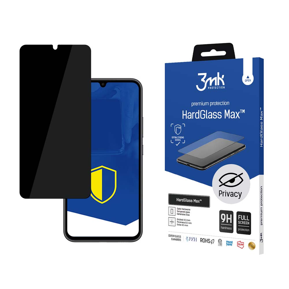 Folie Samsung Galaxy A34 5G - 3mk Hardglass Max Privacy™