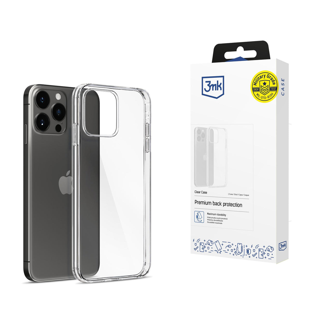 Husa Apple iPhone 15 Pro - 3mk Transparent