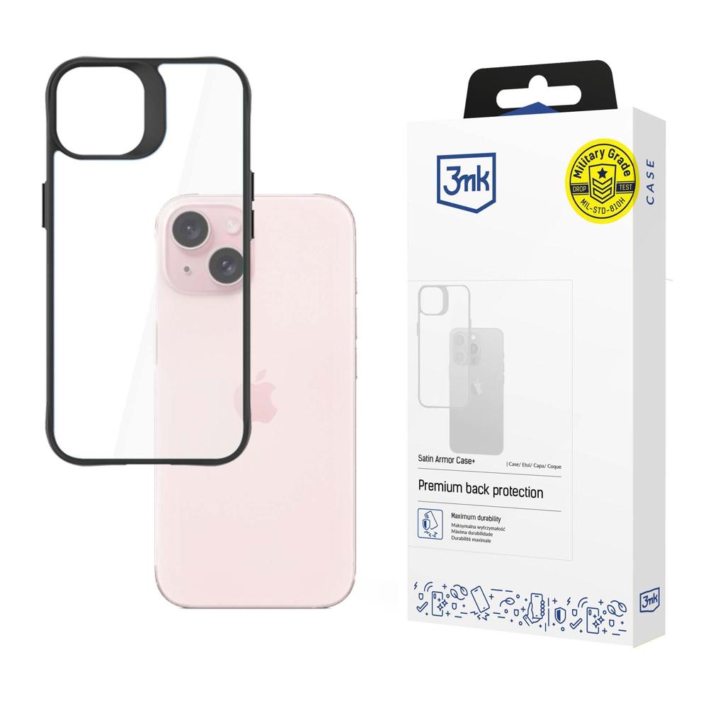 Husa Apple iPhone 15 Plus - 3mk Satin Armor +