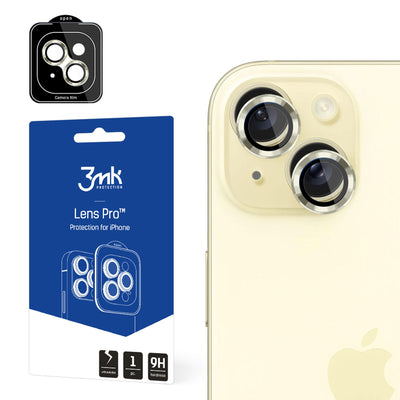 Folie Apple iPhone 15 - 3mk lentila Protection Pro Galben