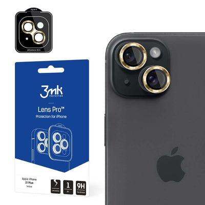 Folie Apple iPhone 15 Plus - 3mk lentila Protection Pro Galben