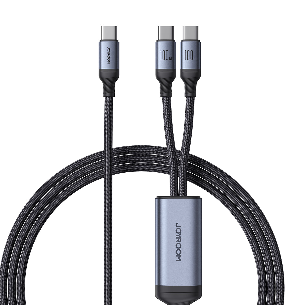 Cablu Joyroom Speedy Series S-a21 2in1 Usb-c - Usb-c / Usb-c 100W 1.5m - Negru