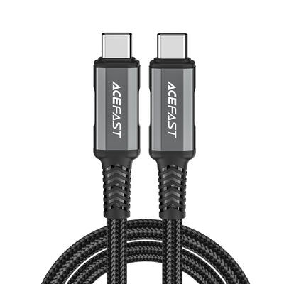 Cablu Acefast C1-09 Usb-c / Usb-c Usb4 Pd3.1 5A 1m - Gri-Negru