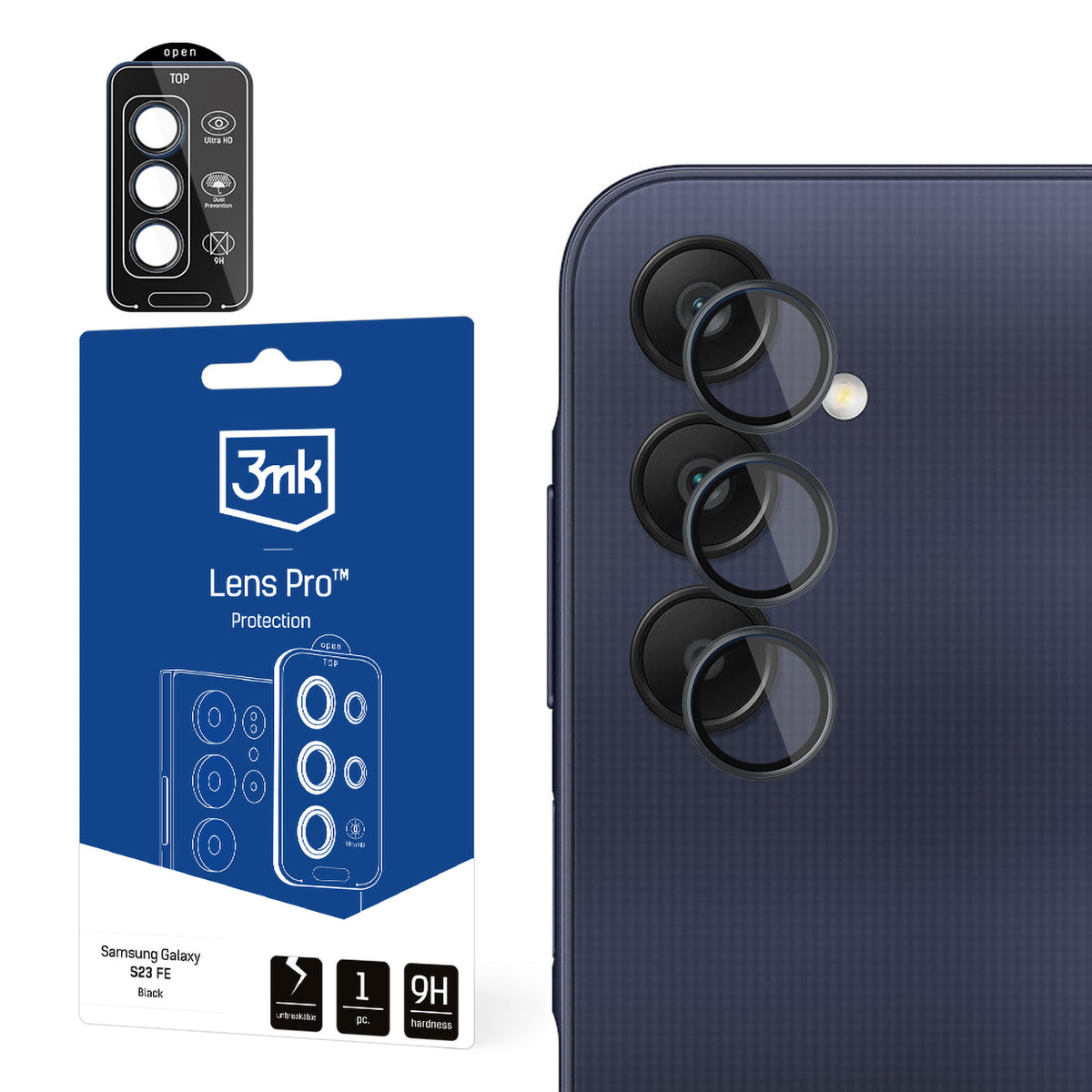 Folie Samsung Galaxy A25 5G - 3mk lentila Protection Pro Negru