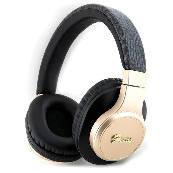 Casti Guess Bluetooth On-ear Negru/Negru 4G Script