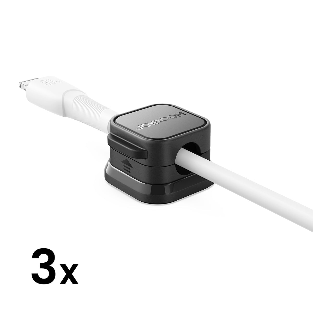 Cablu Joyroom Magnetic Organizer - Negru (3 Pcs.)