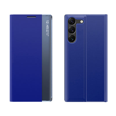 Husa New Sleep View pentru Samsung S24+ cu Flap - Albastru