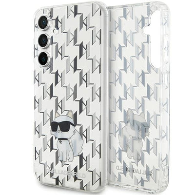 Husa Karl Lagerfeld Klhcs23fehncmklt S23 FE S711 Transparent Hardcase Monogram Choupette