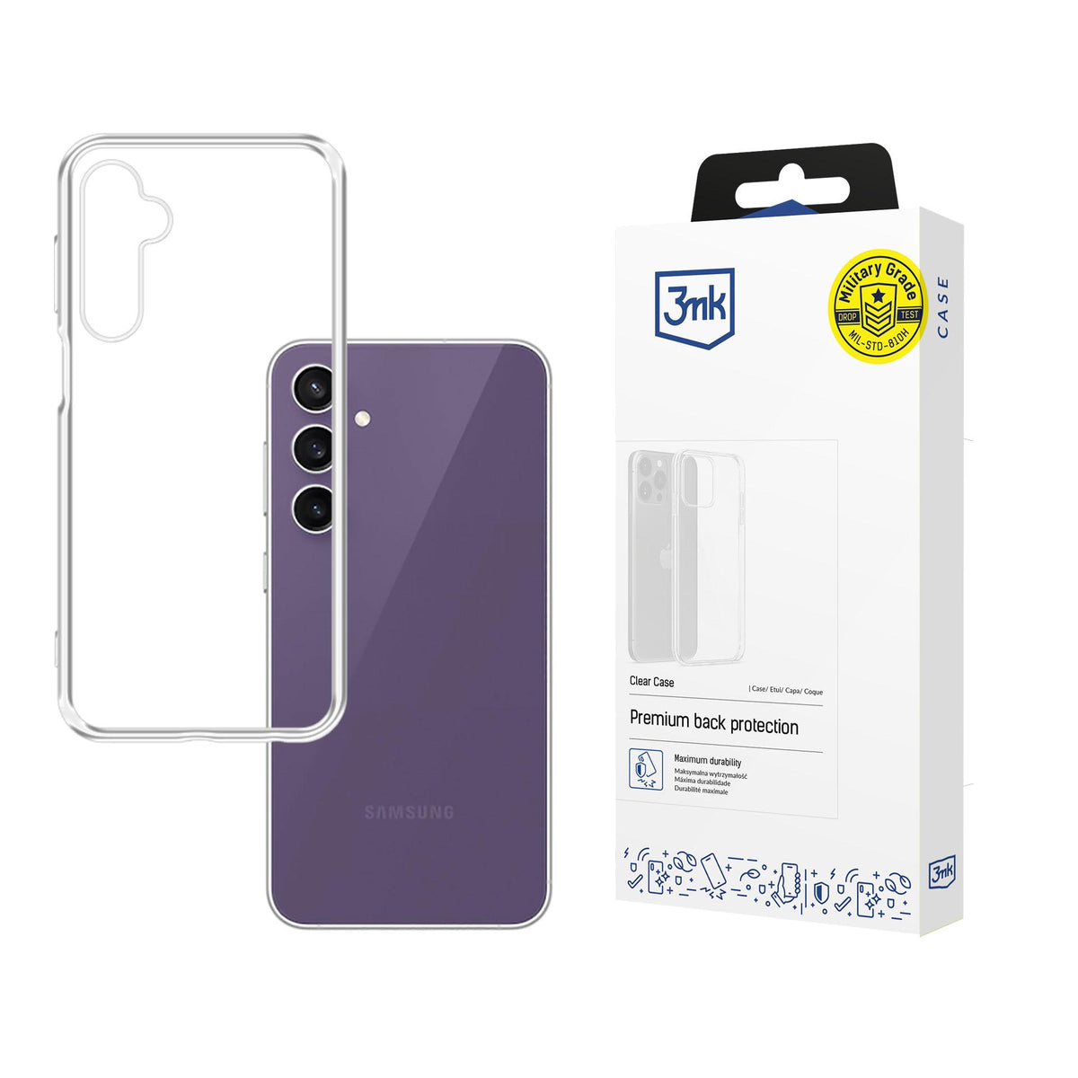 Husa 3mk Transparent pentru Samsung Galaxy S23 FE - Transparent