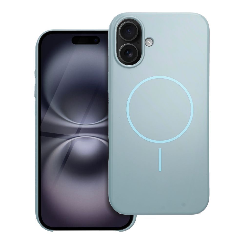 Husa Glossy Mag pentru iPhone 16 Plus Premium Compatible cu Magsafe si Camera Control Button Mint