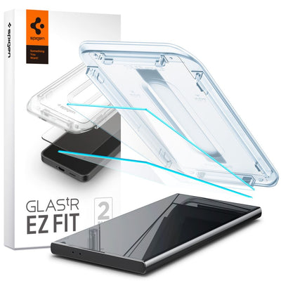 Folie Spigen Glas.tr EZ Fit sticla pentru Samsung Galaxy S24 Ultra - 2 Pcs.