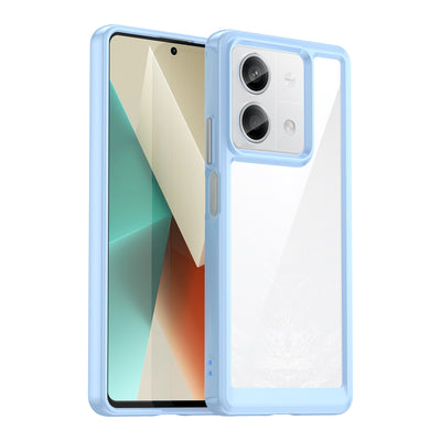 Husa Outer Space cu Gel Frame pentru Xiaomi Redmi Note 13 5G - Albastru