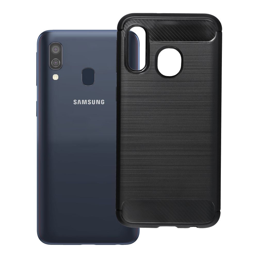 Husa Carbon 2.0 pentru Samsung A40 Negru