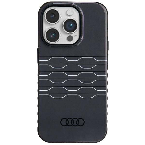 Husa Audi IML Magsafe pentru iPhone 14 Pro - Negru