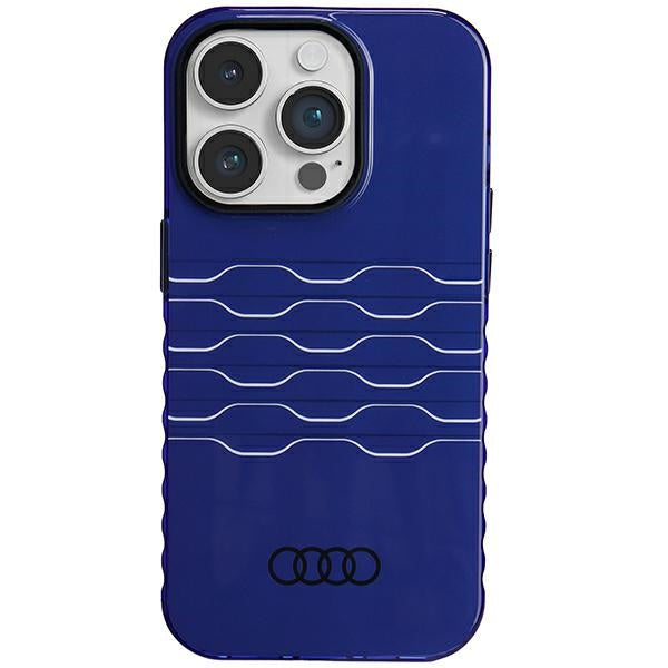 Husa Audi IML Magsafe pentru iPhone 14 Pro - Albastru