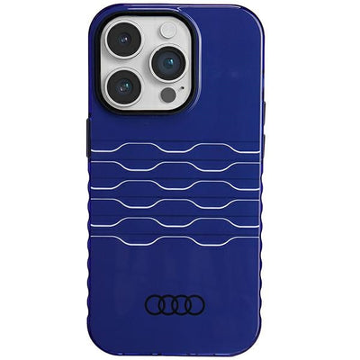 Husa Audi IML Magsafe pentru iPhone 14 Pro - Albastru
