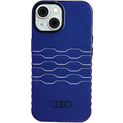 Husa Audi IML Magsafe pentru iPhone 15 / 14 / 13 - Albastru
